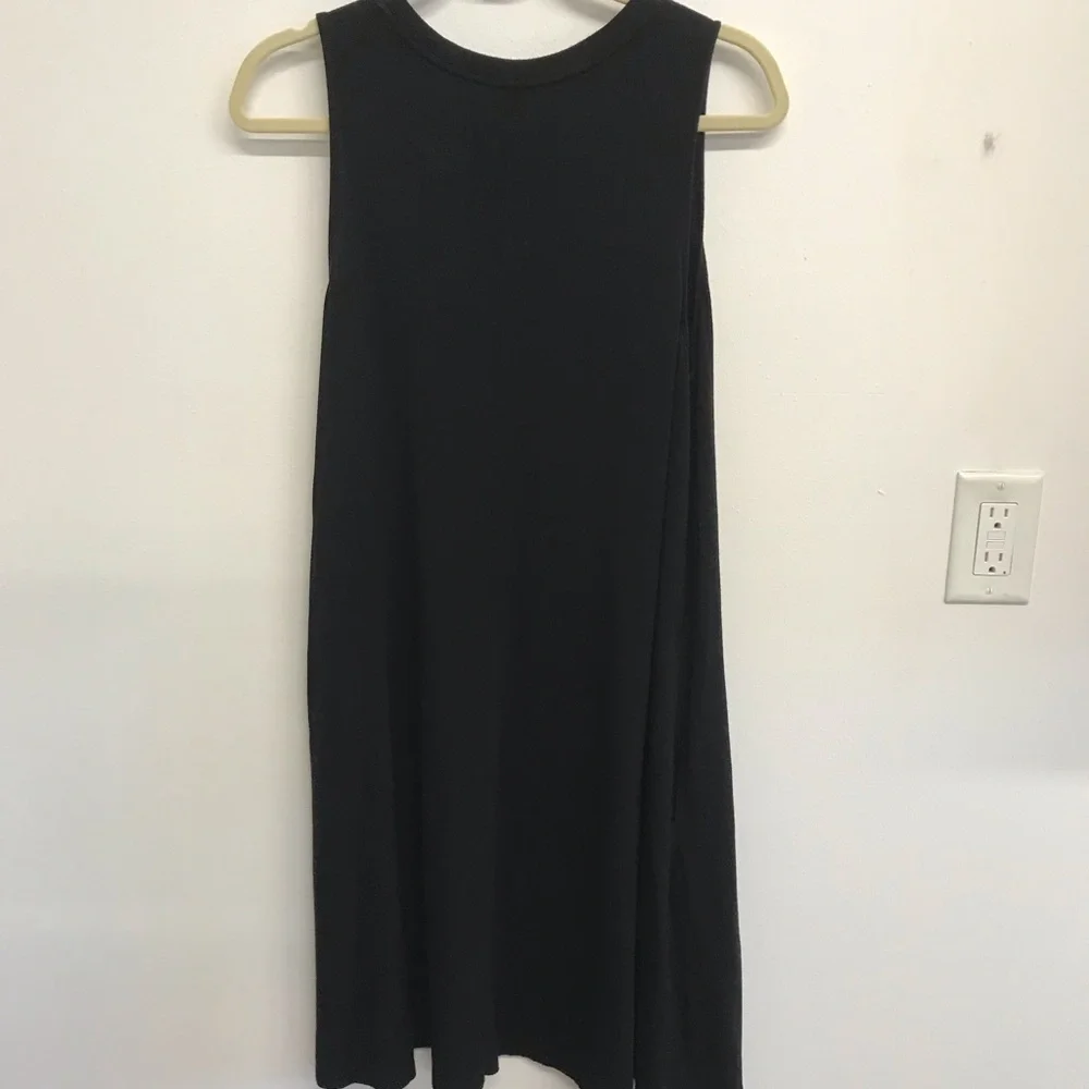 Time and Tru Black Sleeveless Dress Women’s Large - Picture 3 of 4